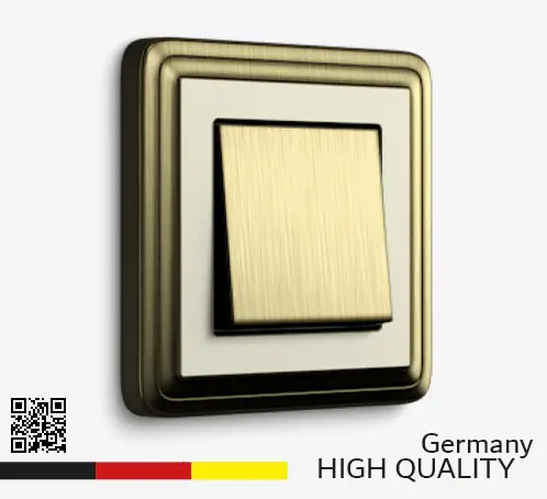 أفضل أفياش ومفاتيح كهرباء المانية في السعودية ذهبية جودة عالية برونز
