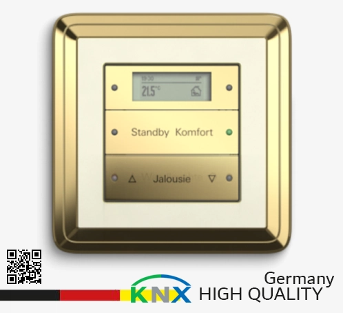 GIRA KNX Keypad 3gang Germany افياش ومفاتيح لمس ذكية لون ذهبي كريمي